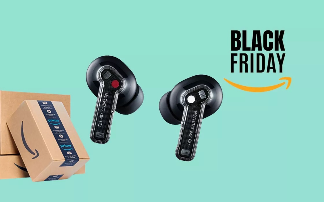 Nothing Ear (2), gli auricolari con ANC in promo Black Friday