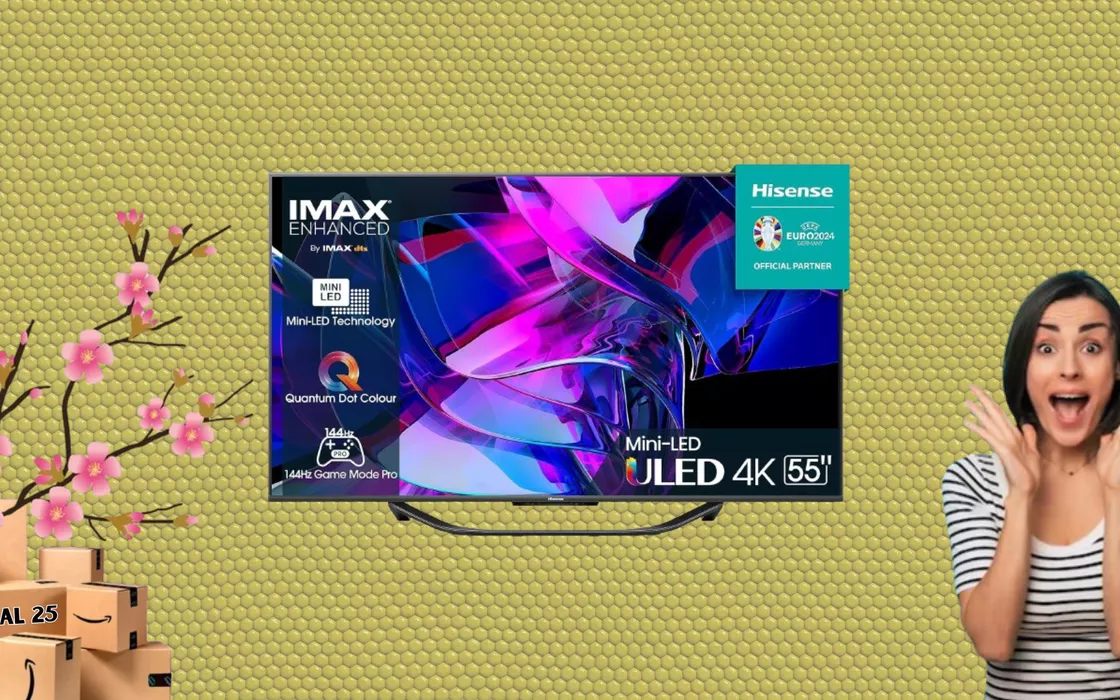Smart TV ULED Hisense mini-LED 4K da 55