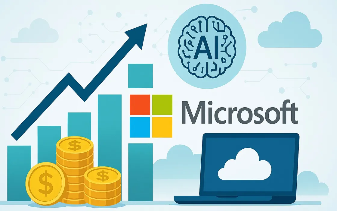 Microsoft supera i 4.000 miliardi di dollari di capitalizzazione: AI, cloud e fine supporto Windows 10 trainano la crescita