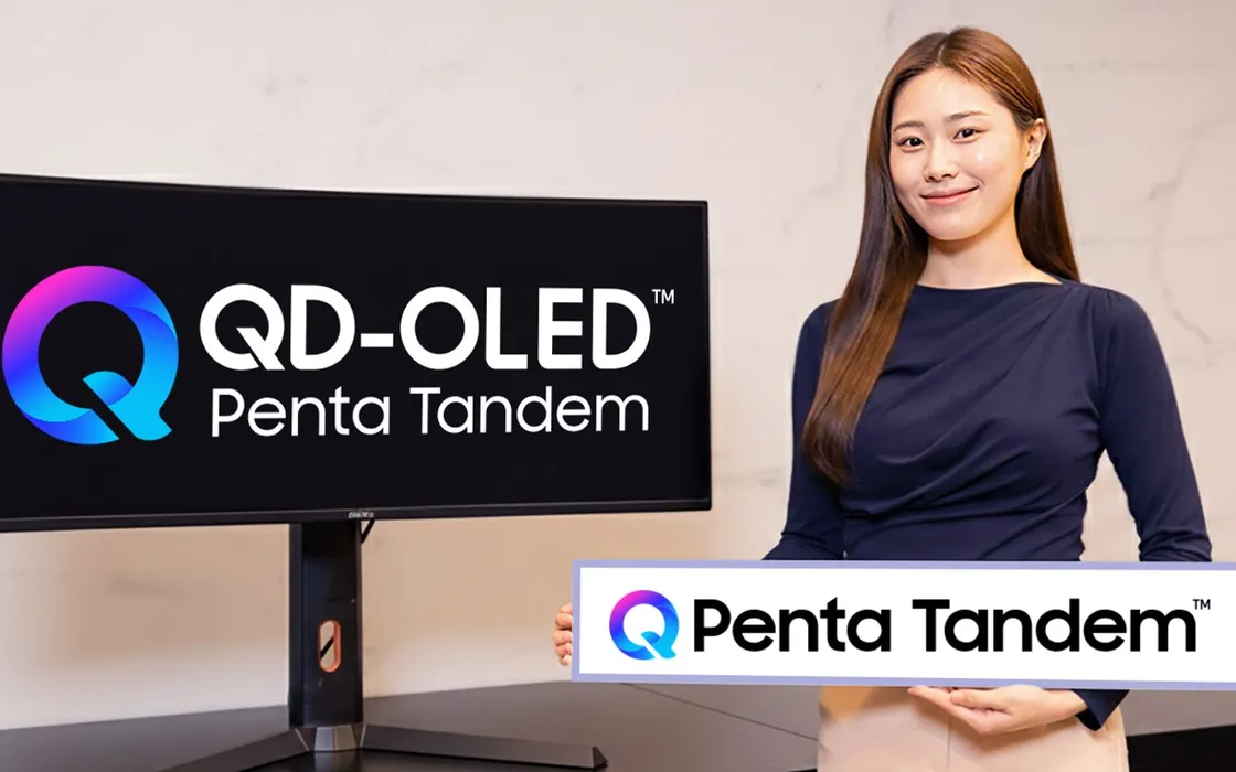 Cosa sono i monitor Samsung QD-OLED Penta Tandem a 5 strati: più luminosità e durata