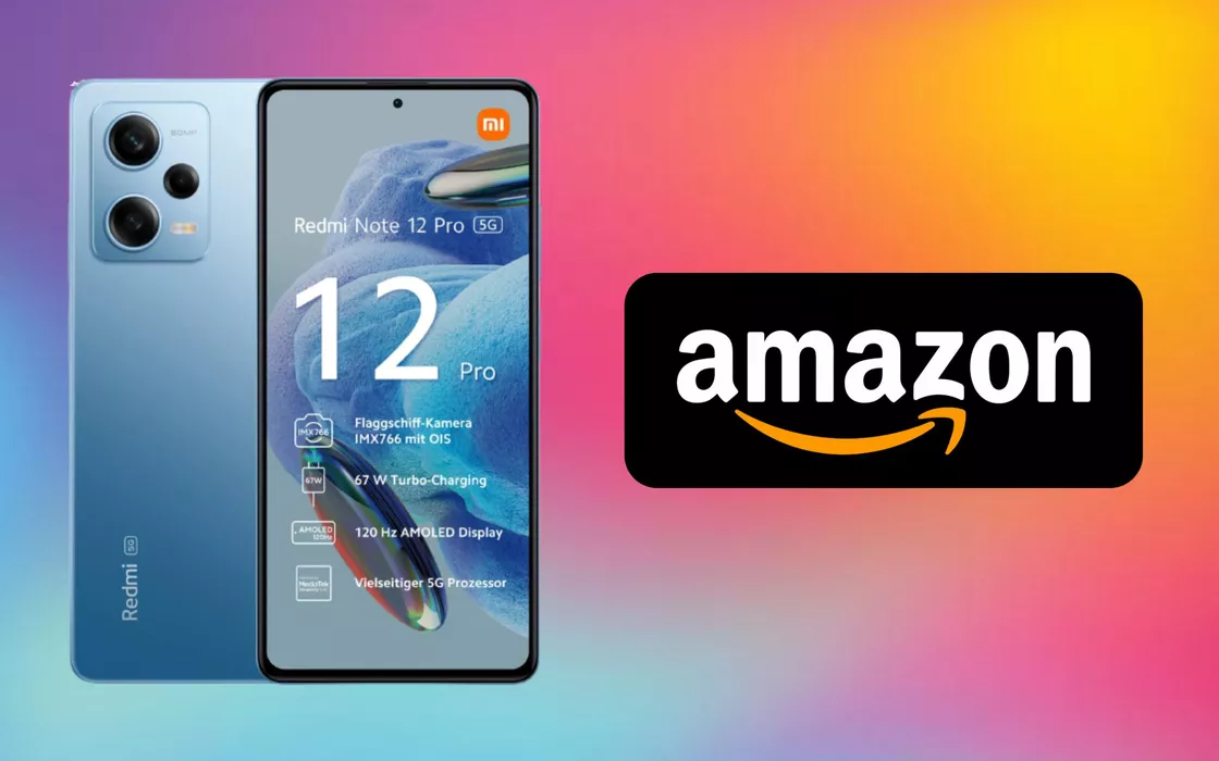 Xiaomi Redmi Note 12 Pro 5G in sconto su Amazon, che prezzo!