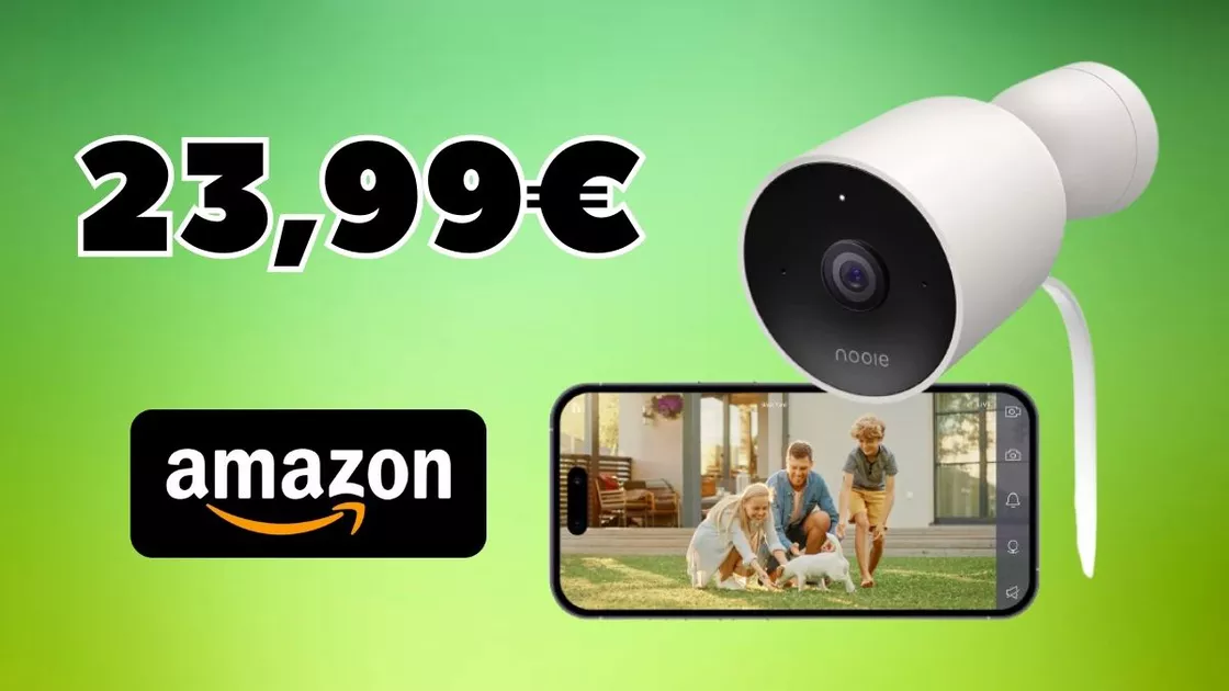 Telecamera FHD quasi a metà prezzo su Amazon, prezzone a 23 euro