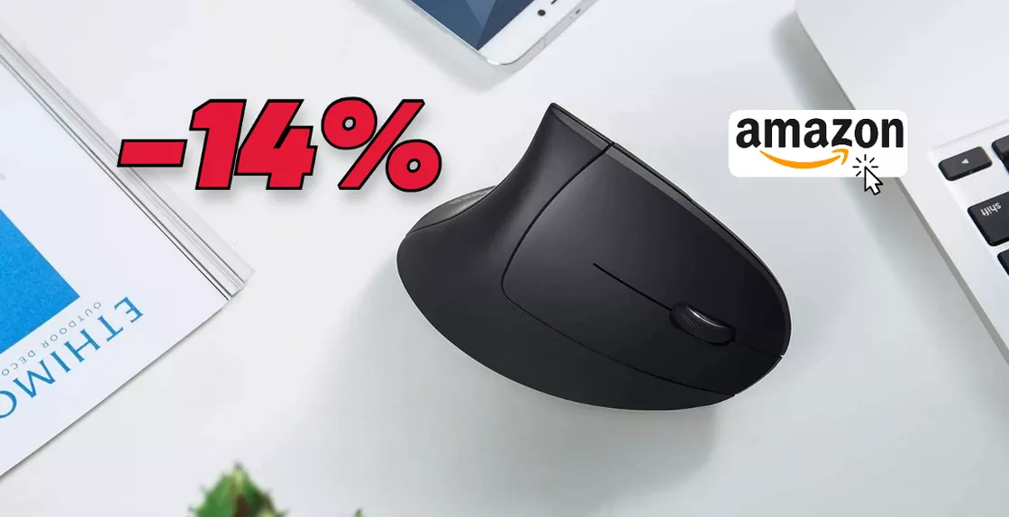Mouse verticale Anker, ovvero comfort e RISPARMIO: solo 22€