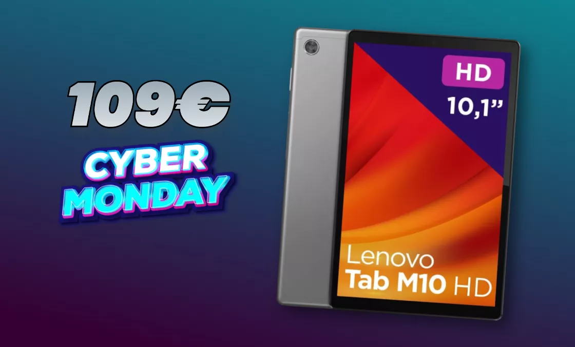 Lenovo Tab M10 2a Gen: prezzo piccolo piccolo con il Cyber Monday