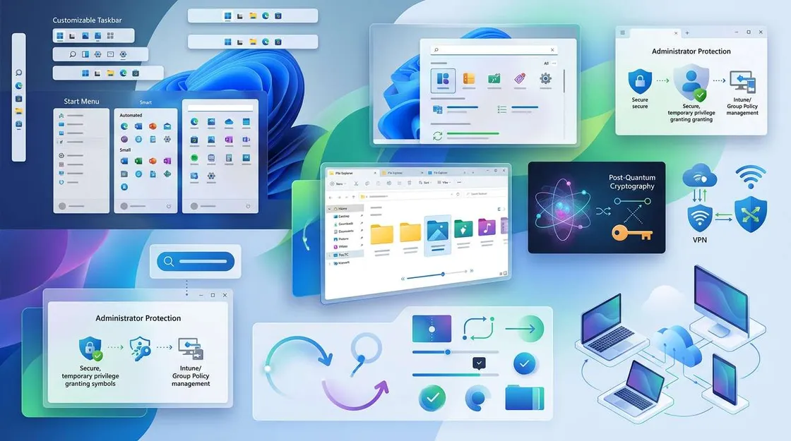 KB5120998 porta su Windows 11 nuove opzioni per Taskbar e non solo