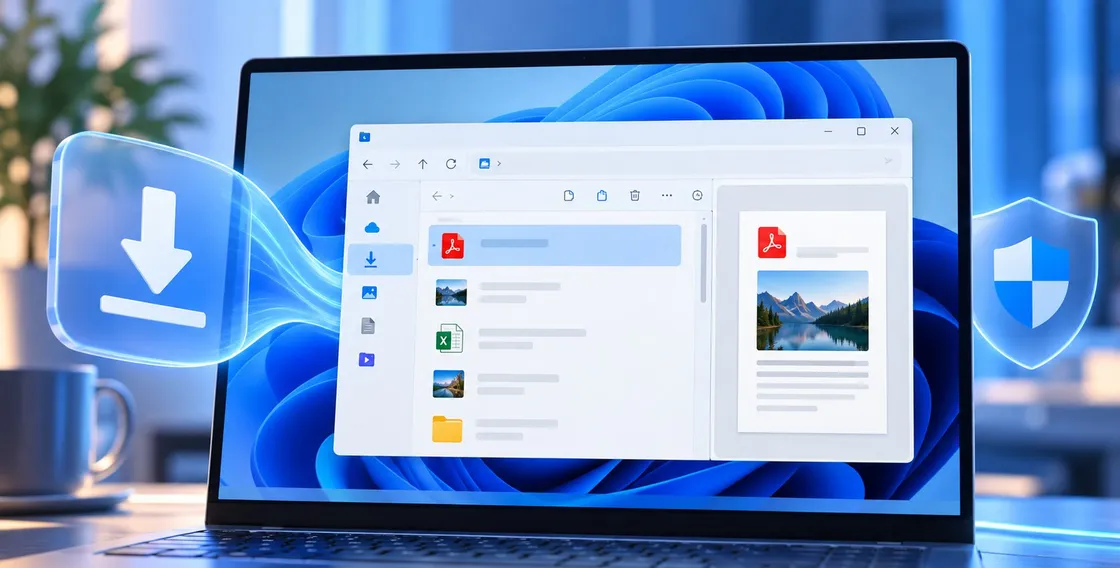 Windows 11 torna a mostrare l'anteprima dei file scaricati: perché Microsoft cambia ancora