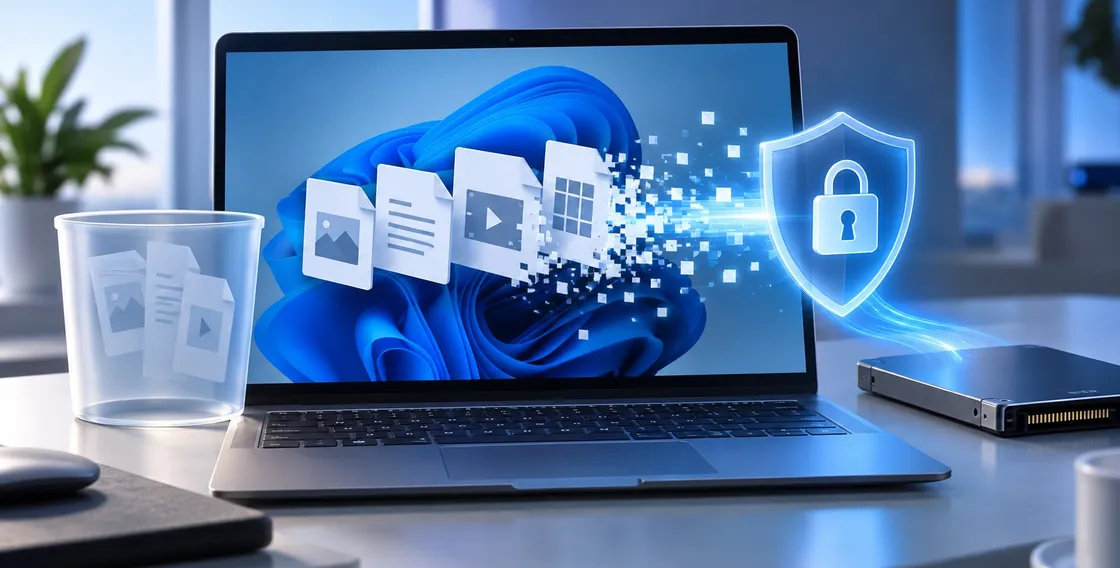 Windows 11 può lasciare file recuperabili: arriva la cancellazione sicura