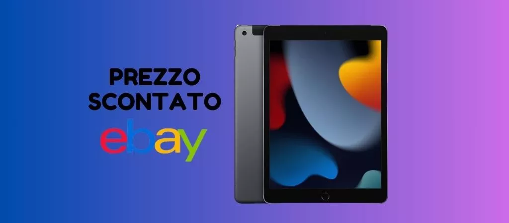 Applica il CODICE SCONTO e Apple iPad lo paghi pochissimo (solo su eBay)