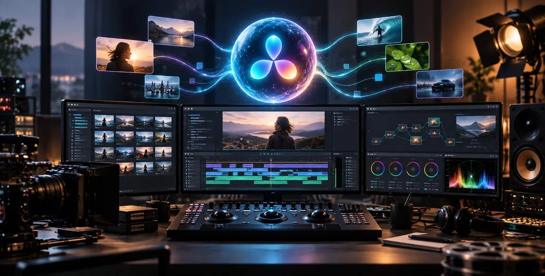 DaVinci Resolve 21.1 arriva con nuove funzioni per montaggio e produzione
