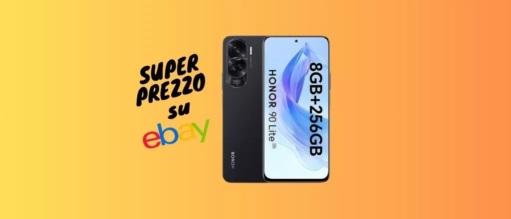 DRASTICO CALO del PREZZO di Honor 90 Lite (solo su eBay)