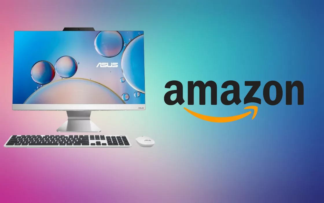 Computer desktop All-In-One ASUS AiO con i5 in super promo su Amazon