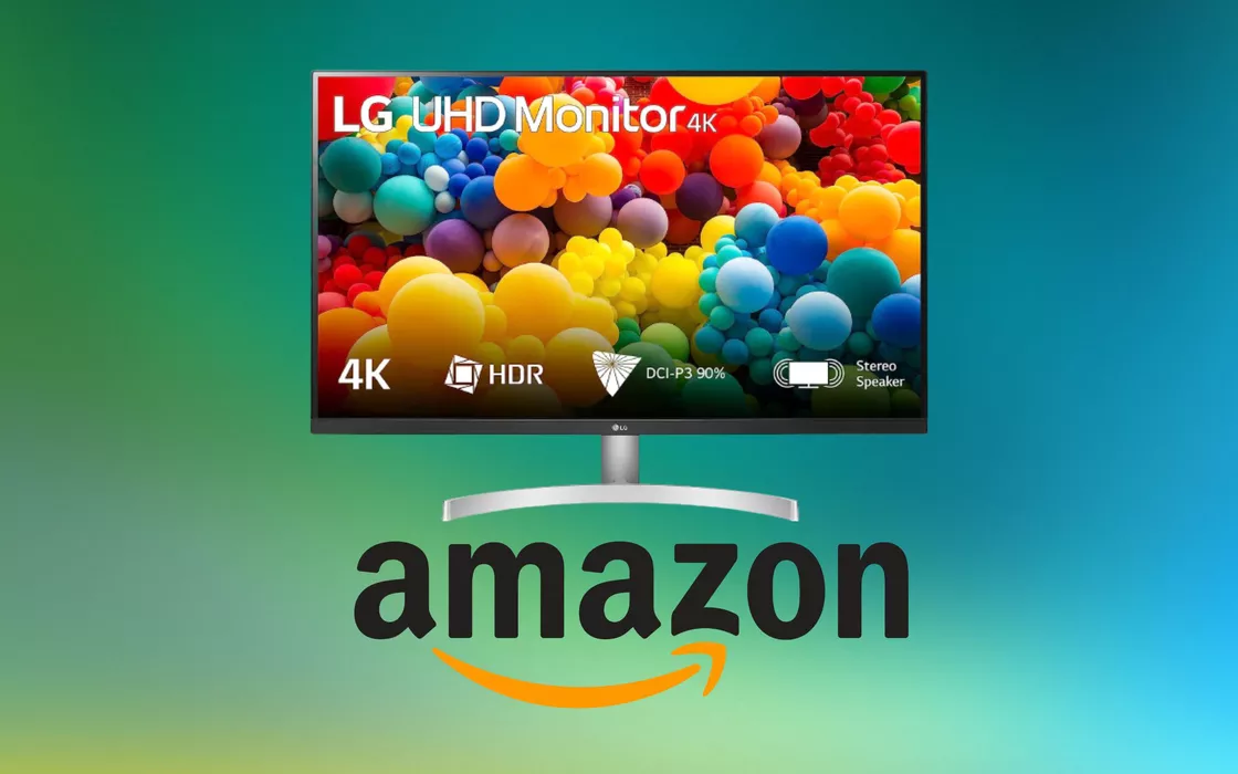 Monitor LG 4K da ben 32 pollici, che sconto su Amazon!