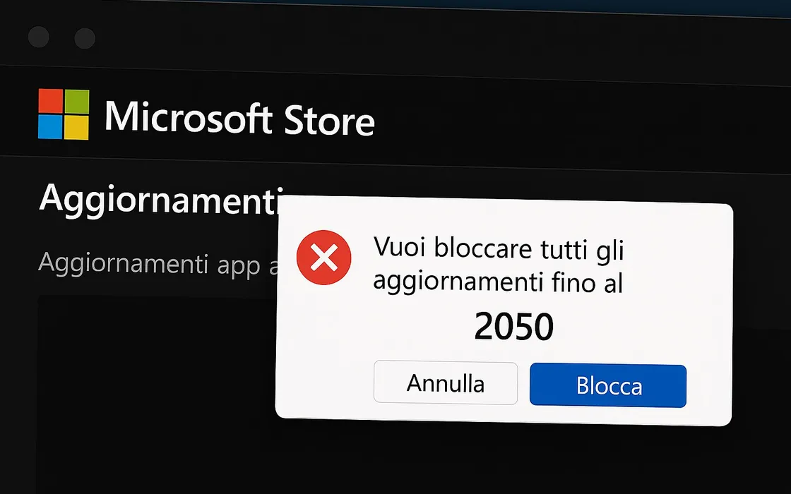 Microsoft Store non ti lascia più disattivare gli aggiornamenti? Ecco il trucco per bloccarli fino al 2050!