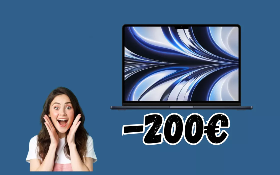 Se desideri un MacBook Air 2022, eccolo con 200 EURO di sconto