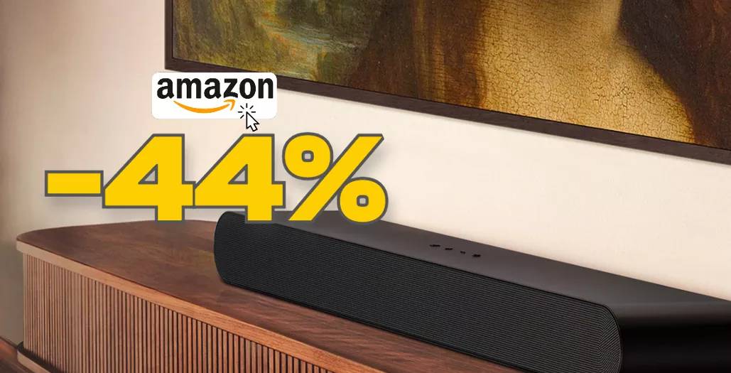 Soundbar Samsung con audio 3D quasi a METÀ PREZZO su Amazon