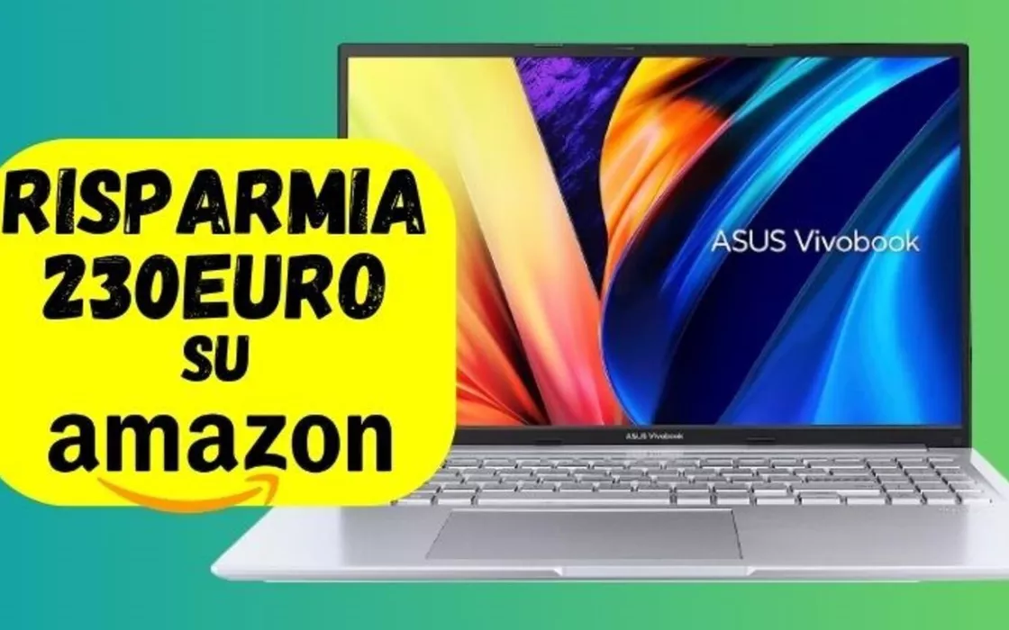 Portatile Asus Vivobook 16X oggi in SUPER PROMO (-230 euro su Amazon)