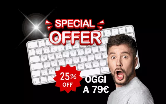 SVUOTATUTTO Apple, i prezzi SCENDONO di colpo: Magic Keyboard quasi regalata oggi