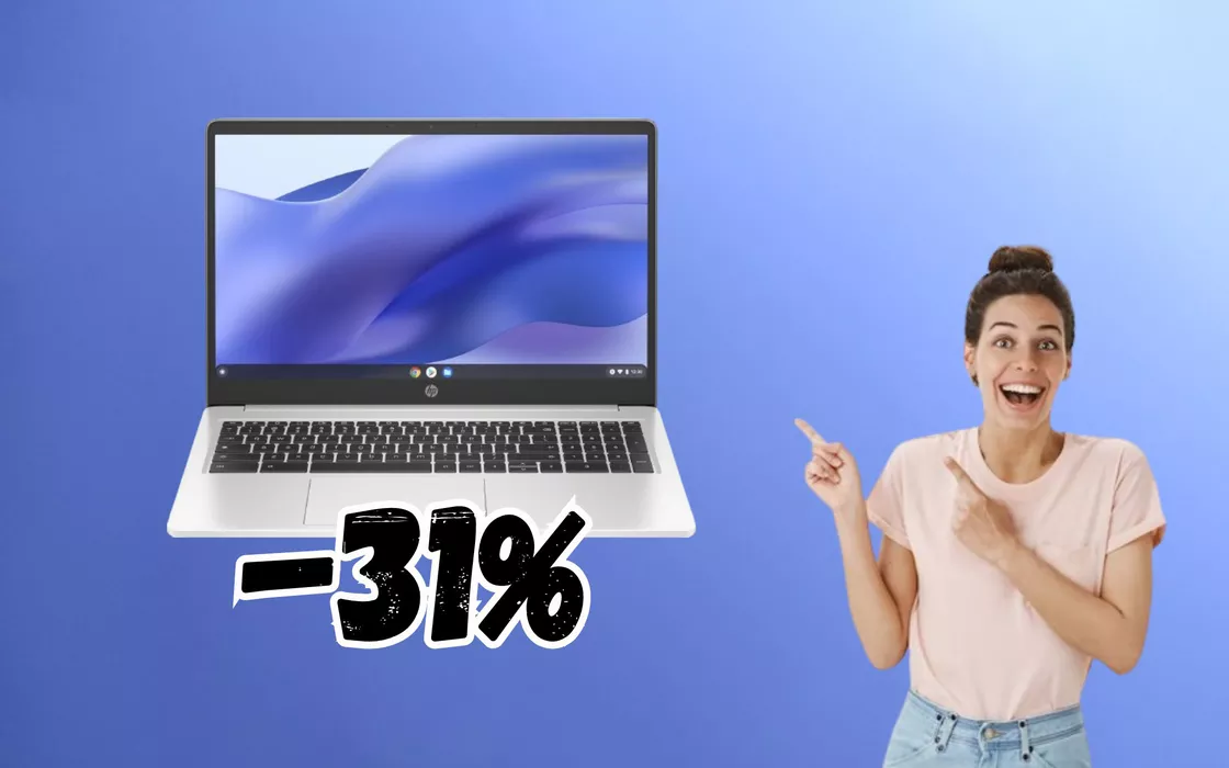 Il miglior COMPUTER portatile a prezzo STRACCIATO, è l'HP Chromebook