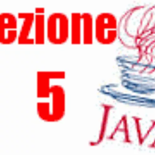 Corso Java - Quinta lezione: array, vector e applet