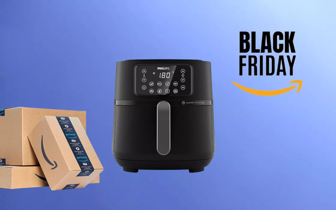 La friggitrice Philips più venduta in super sconto Black Friday su Amazon