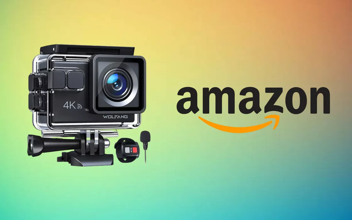 Action cam 4K sfida la GoPro con un prezzo di 41 euro