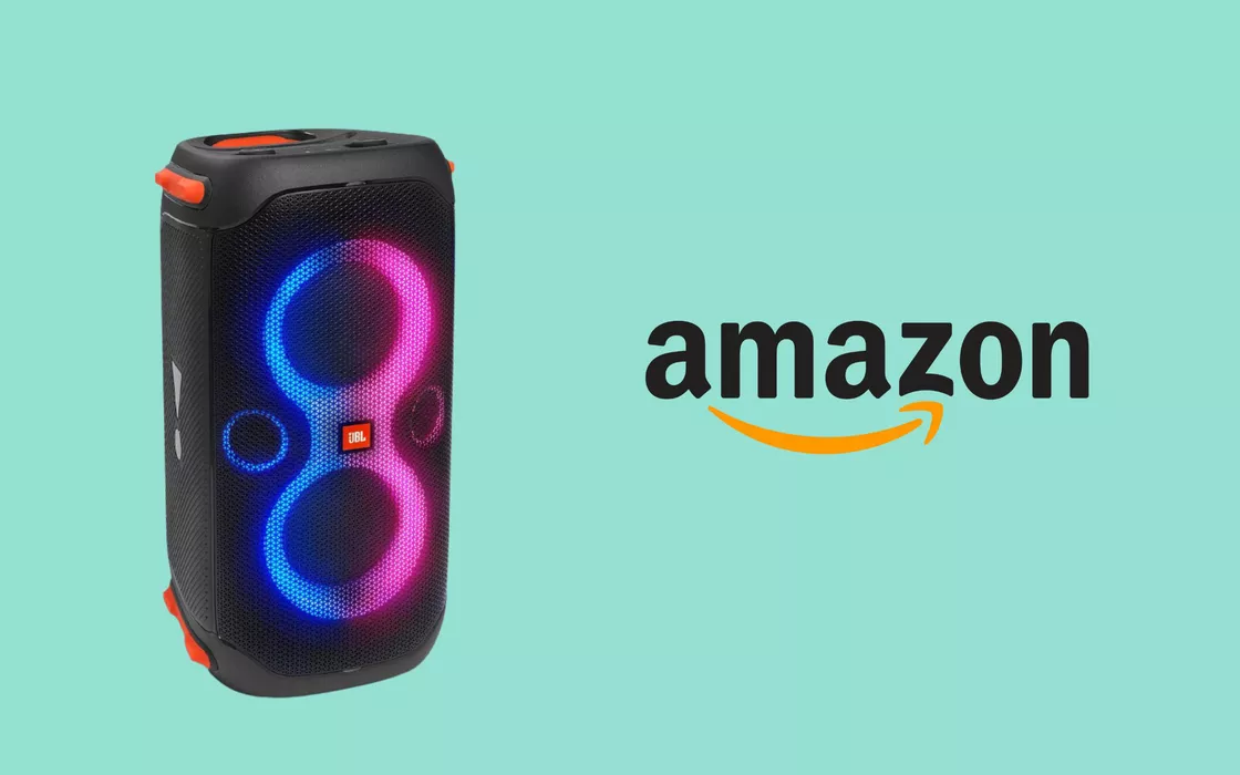 JBL PartyBox 110, il potentissimo speaker con LED su Amazon al 25%