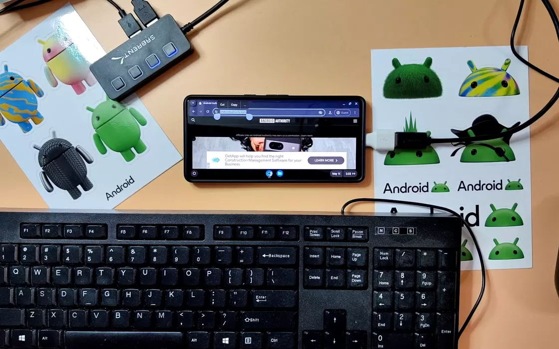 Chrome OS eseguito su uno smartphone Android? Sì, proprio così