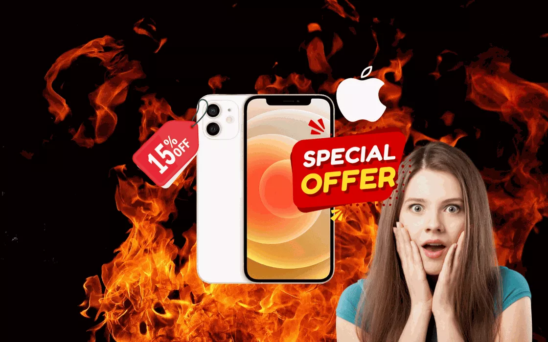 IPHONE 12 scontato di 100€ solo per 24h: ULTIMI pezzi poi finisce