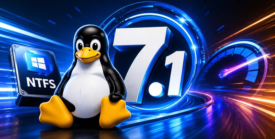 Linux 7.1 arriva con novità importanti per NTFS, grafica Intel e AMD
