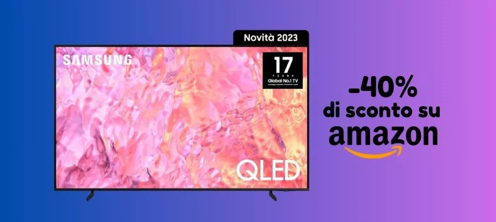 PREZZO ASSURDO: tv Samsung 55 pollici SCONTATA del 40% su Amazon!