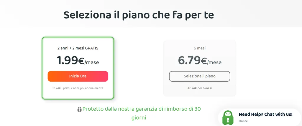 pia vpn offerta