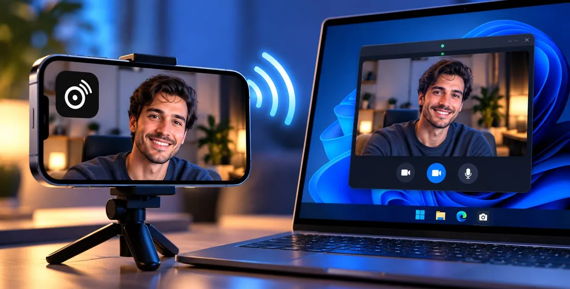 OmniCam trasforma lo smartphone in webcam Windows senza app