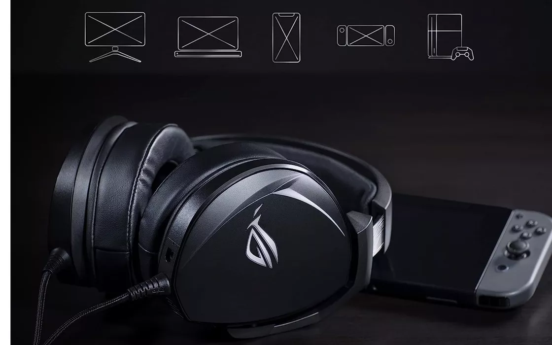 Cuffie cablate ASUS ROG THETA ELECTRET con cavo da 3,5 in sconto del 44% su Amazon