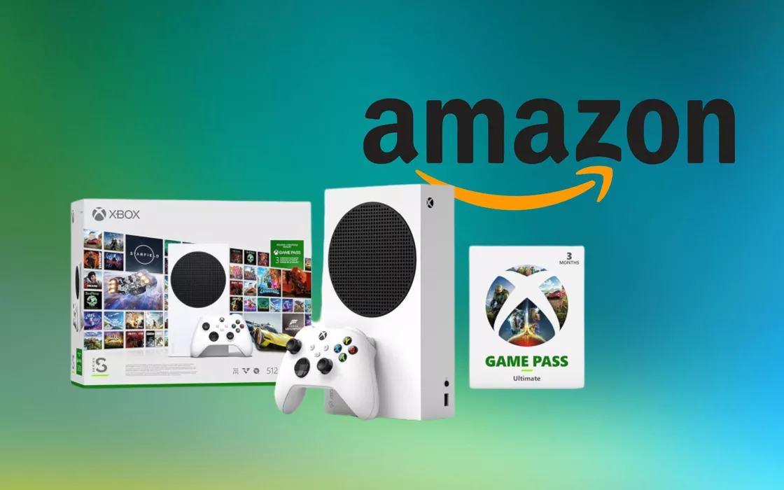 Xbox Series S con 3 mesi di Game Pass, super prezzo su Amazon
