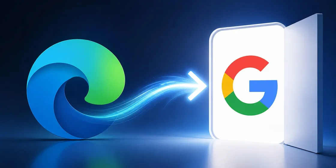 Microsoft Edge cambia rotta: arriva il login diretto con account Google