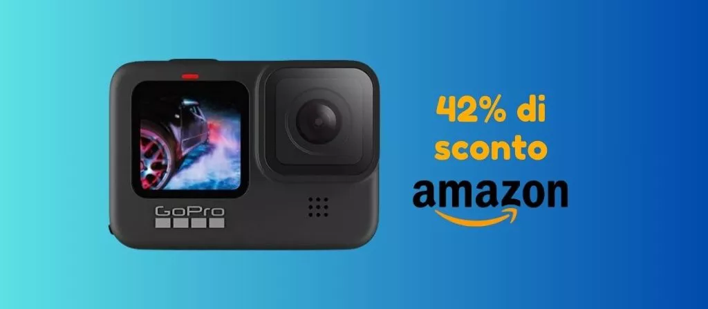 Fantastica GoPro HERO9 ora SCONTATA del 42% su Amazon!