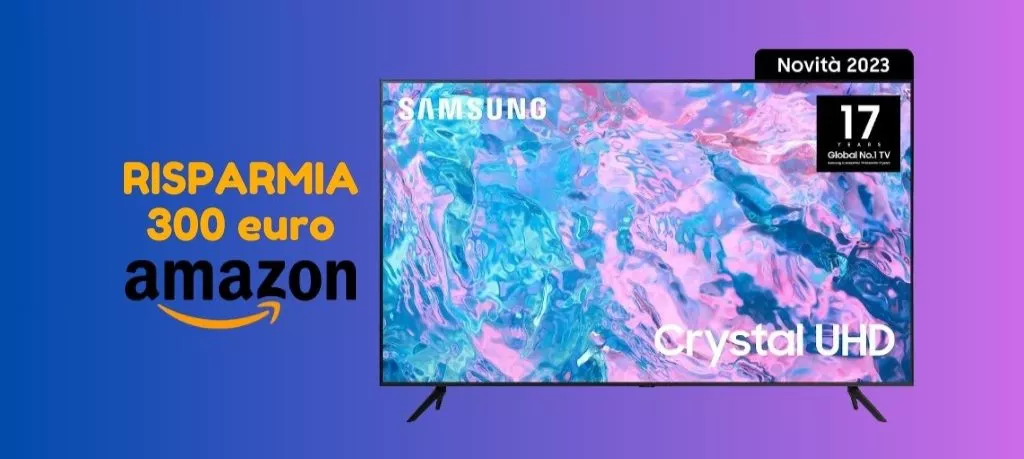 PROMO IMPERDIBILE: la tv Samsung da 65 pollici ti costa 300 euro IN MENO su Amazon!