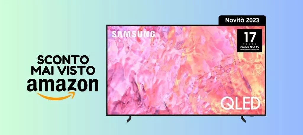 SCONTO MAI VISTO per la tv Samsung QLED 4K da 55 pollici (Amazon)