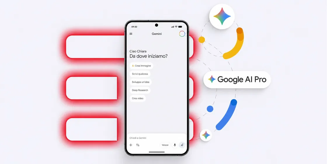TIM porta Google Gemini nelle sue offerte: AI avanzata, fino a 5 TB di cloud e 3 mesi gratis