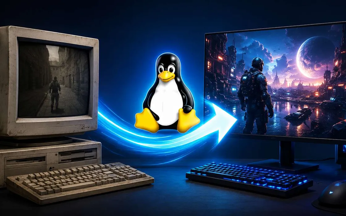 Linux migliora il gaming sui vecchi PC grazie allo scheduler