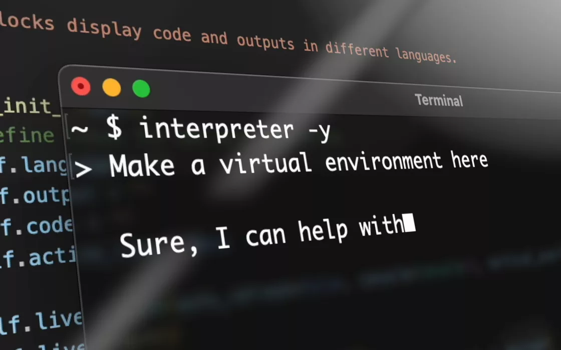 Open Interpreter: creare ed eseguire codice in locale con l'intelligenza artificiale