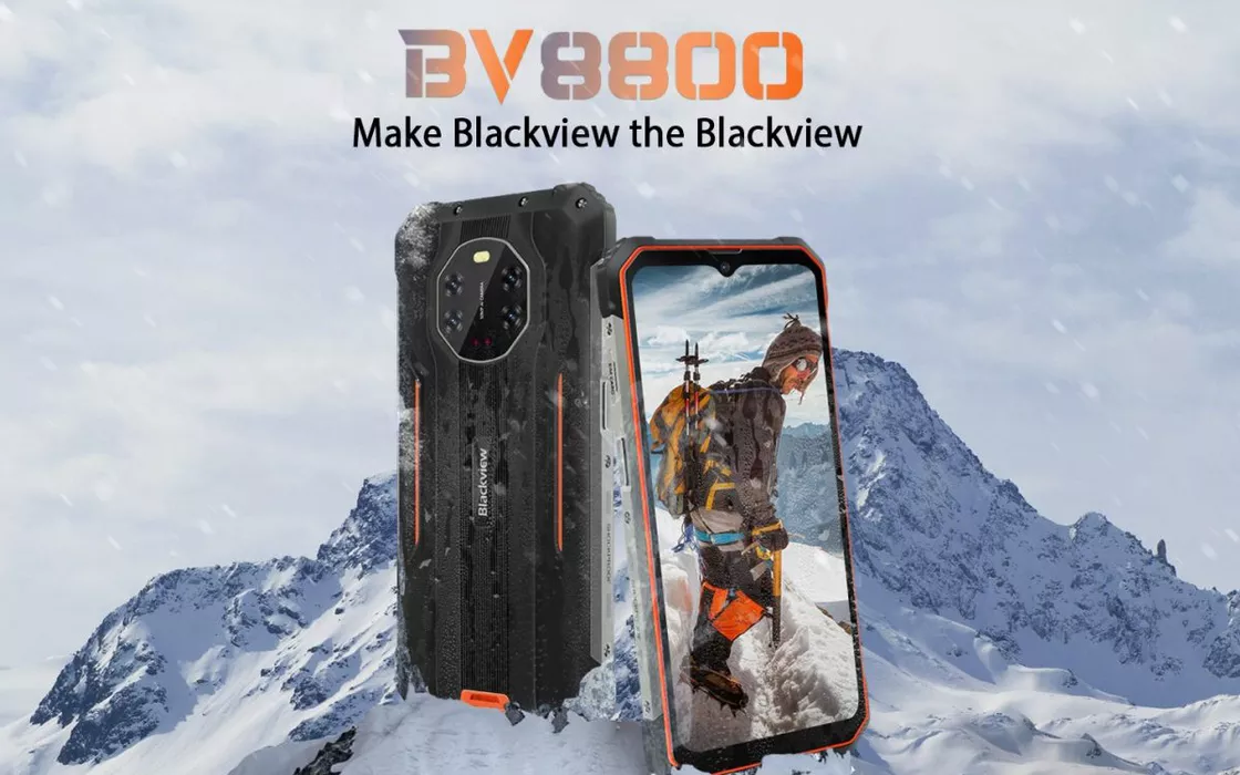Smartphone rugged Blackview BV8800: super resistente e impermeabile in offerta lancio a meno di 230 euro