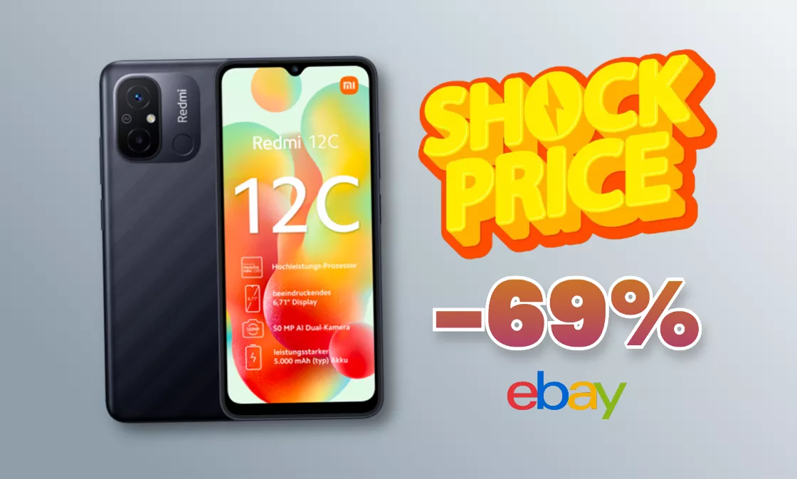 Xiaomi Redmi 12C ha tutto al POSTO GIUSTO e il prezzo è super (-69%)