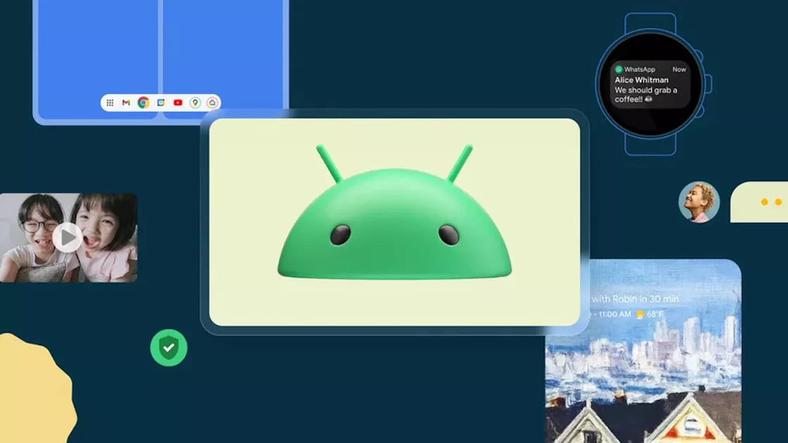 Android ha un nuovo logo (è in 3D), e cambia anche il watermark