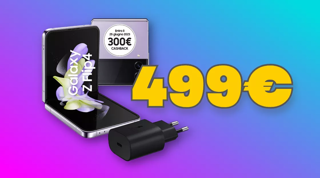 Samsung Galaxy Z Flip4 in OFFERTA a meno di 500€!