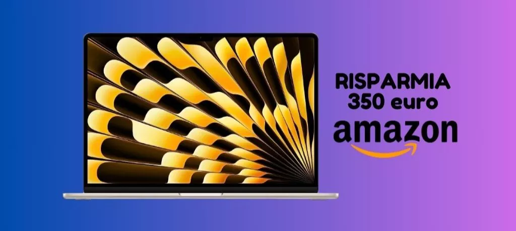 Apple MacBook Air con chip M2: RISPARMIA 350 euro su Amazon!