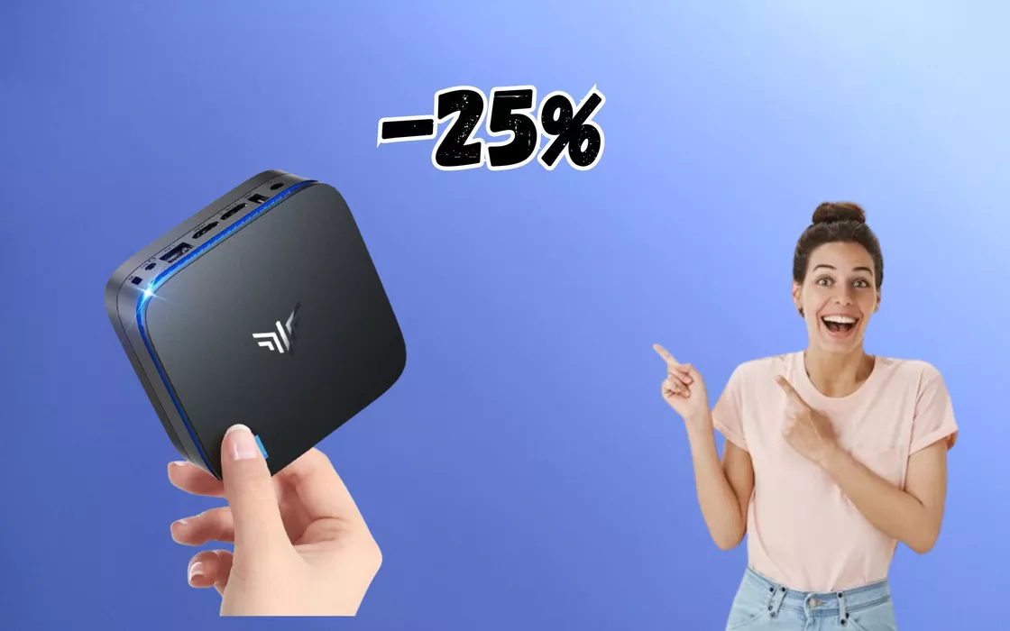 Potenza e qualità con il MINI PC oggi SVENDUTO su Amazon, ha 256 GB di SSD