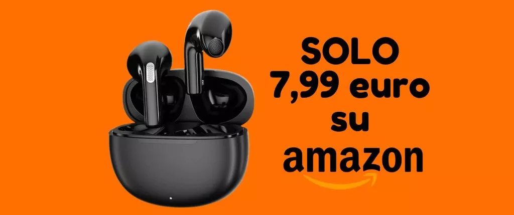 Cuffie Bluetooth SCONTATE del 84%, ti costano solo 8 euro su Amazon!