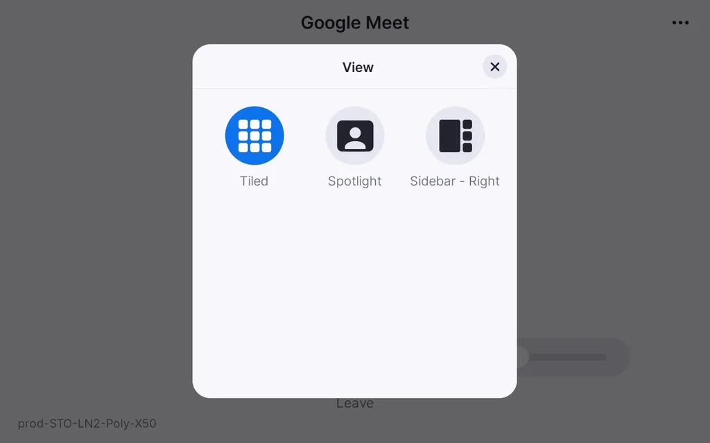 Google Meet, nuovo aggiornamento: ora si può cambiare il layout in riunione