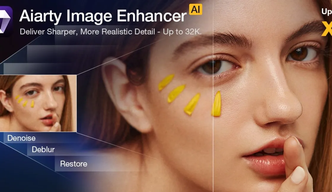 Aiarty Image Enhancer: l'intelligenza artificiale che migliora le immagini di bassa qualità e le ingrandisce fino a 32K